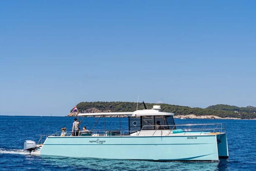 Dubrovnik: Blue Cave Catamaran Tour with Drinks and Snorkel - The third swimming stop near Koločep