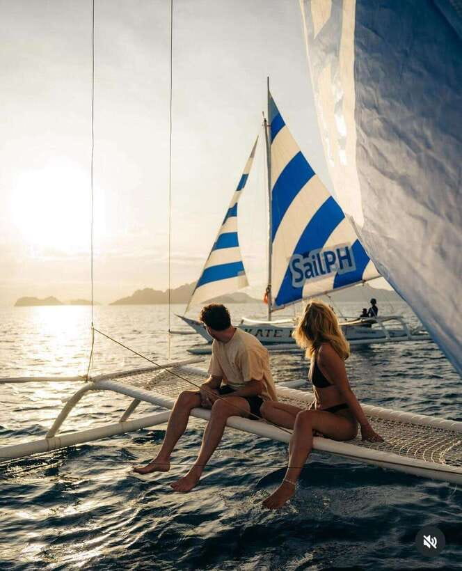 El Nido Islands: Private Paraw Sunset Sailing - What you see from the paraw