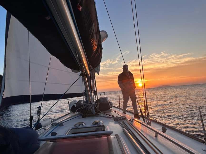 Elegant Sunset cruise under sails,large yacht,full comfort - What the yacht’s comfort means in practice