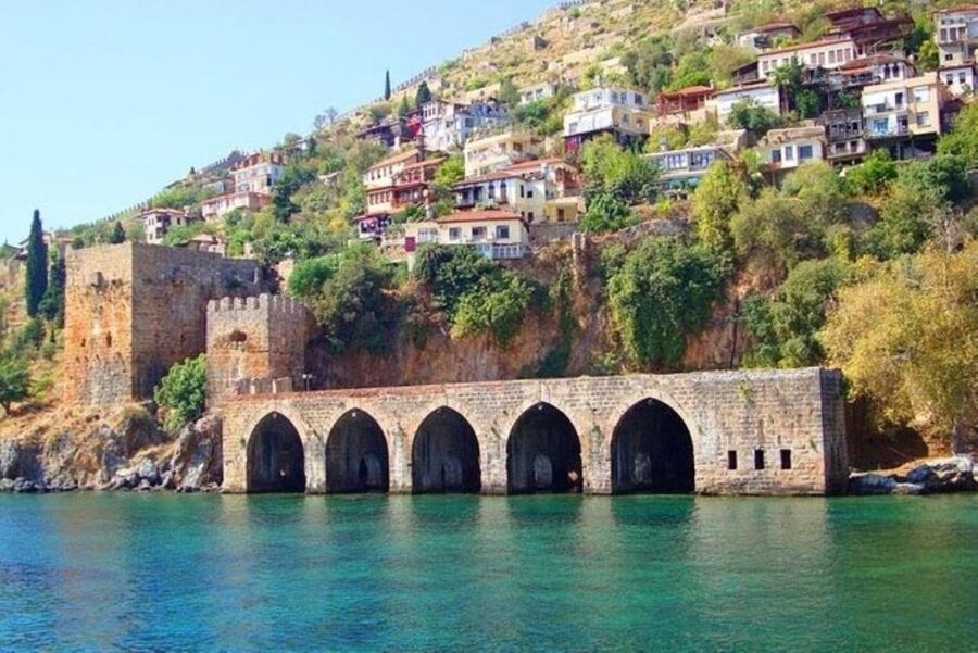 Explore Alanya's Beauty Catamaran Boat Tour - Mud Cave and the Ulash Beach swim stop
