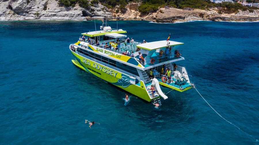 Font de Sa Cala: East Coast Glass-Bottomed Catamaran Tour - Choosing between the three route options
