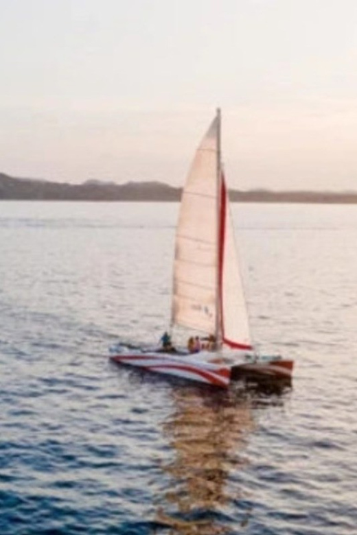 Fornells: Catamaran Sunset Cruise of Menorca's Coast - The swimming and snorkeling stop