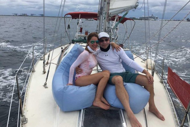 Fort Lauderdale Sailing Charter - Passing Port Everglades and heading for open water