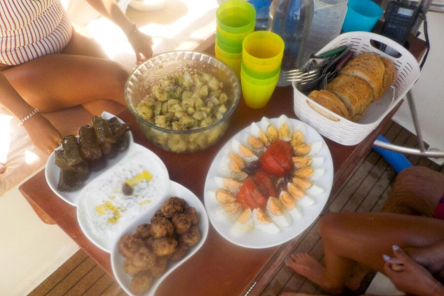 From Adamas: Milos and Poliegos Catamaran Cruise with Lunch - Kleftiko: the main event