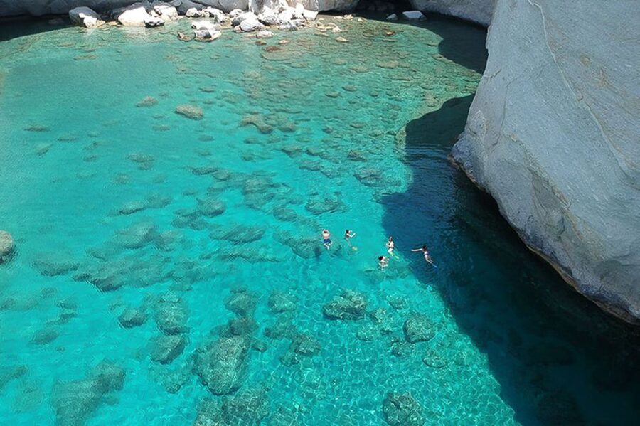 From Adamas: Milos and Poliegos Catamaran Cruise with Lunch - Starting from Adamas at 8:30 AM