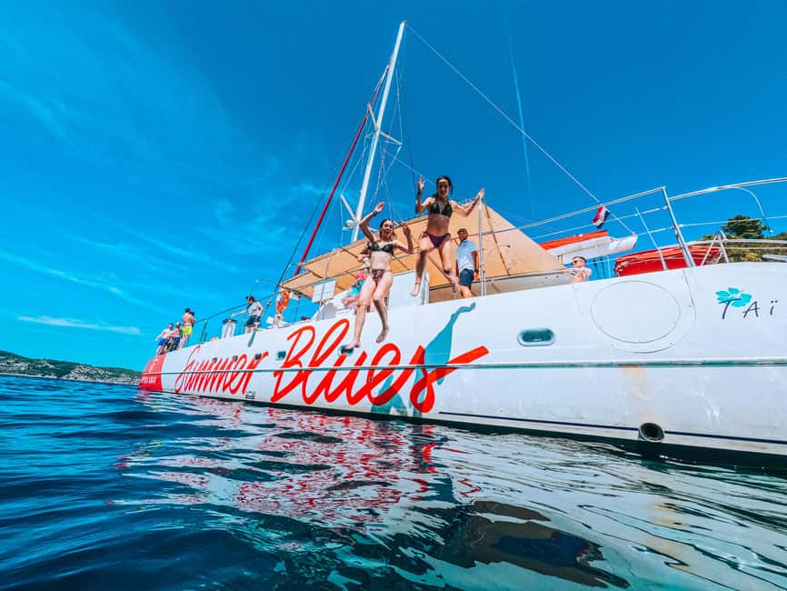 From Brač Island: Catamaran Tour with Food & Drinks - Food and drinks: useful, not a culinary tour