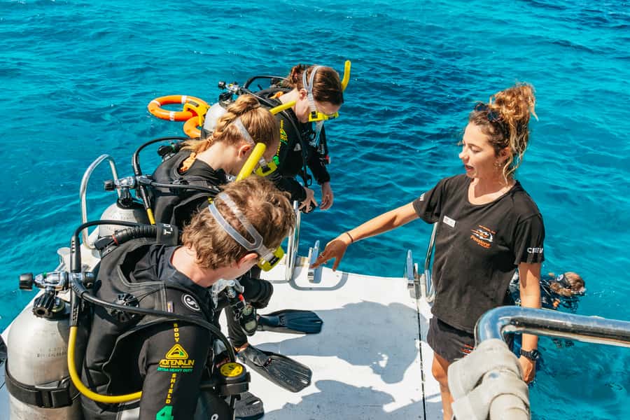 From Cairns: Great Barrier Reef Cruise by Premium Catamaran - The Ride Back and the Reef Talk