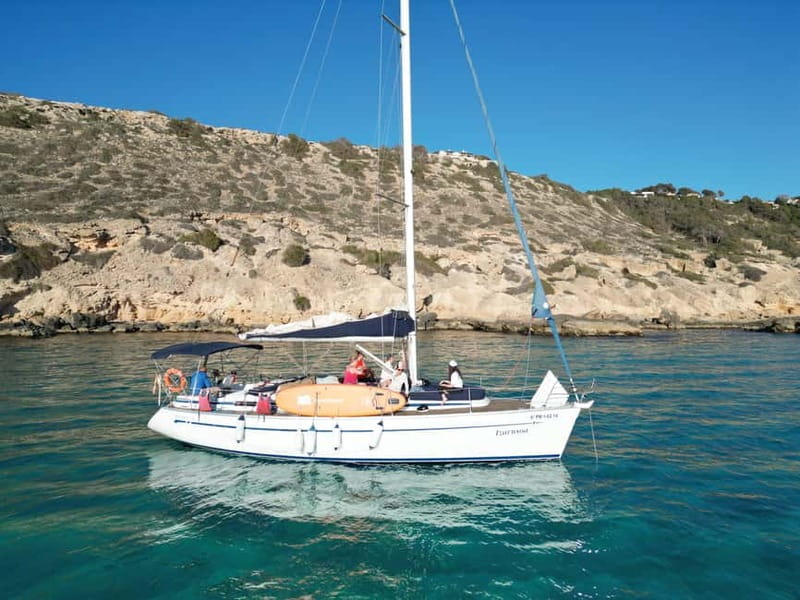 From can Pastilla : Sailing boat trip with Food & Drinks - Cala Blava brings the first swim