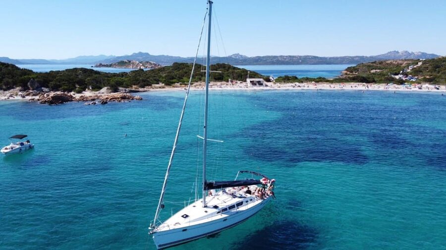 From Cannigione: Sailboat Tour in La Maddalena Archipelago - Cala Corsara and Cala Granara