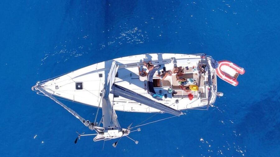 From Cannigione: Sailboat Tour in La Maddalena Archipelago - Spargi, Budelli, and Santa Maria from the deck