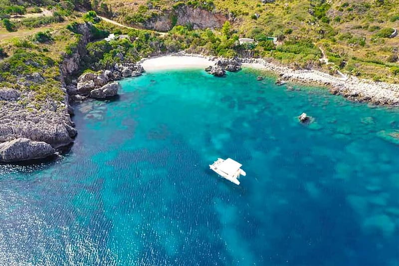 From Cefalù: Catamaran Excursion to Zingaro and Scopello - Four hours on the catamaran