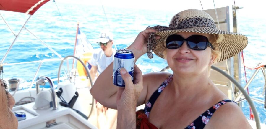 From Chania: Fully Private Sailing Cruise with Meal & Drinks - Past the 800-year-old fortress