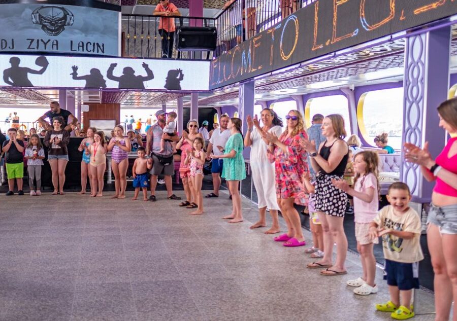 From City of Side and Alanya: Legends and Pirates Yacht Tour - The foam party and final swimming stop