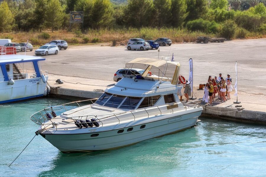 From Corfu: Luxury Yacht Cruise to Paxos and Antipaxos - Leaving Lefkimmi at 9:00 a.m.