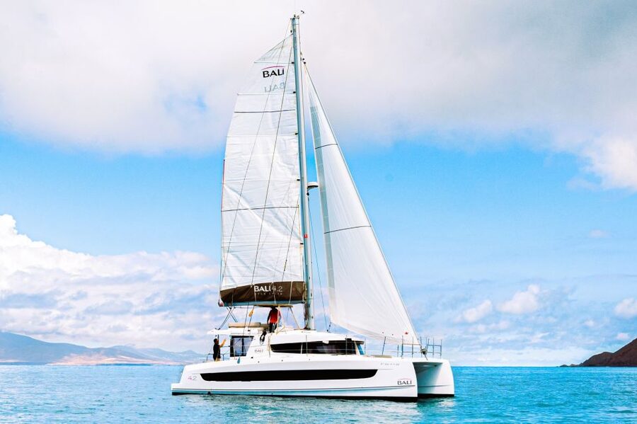 From Corralejo/Caleta de Fuste: Lobos Island Catamaran Trip - The boat ride from Corralejo Harbor
