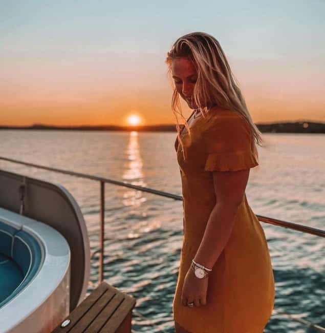 From Denia: Sunset Catamaran Trip - Leaving Boramar’s port in Dénia