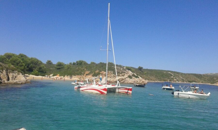 From Fornells: Half-Day Menorca Catamaran Trip w/ Snorkeling - Setting Sail From Fornells