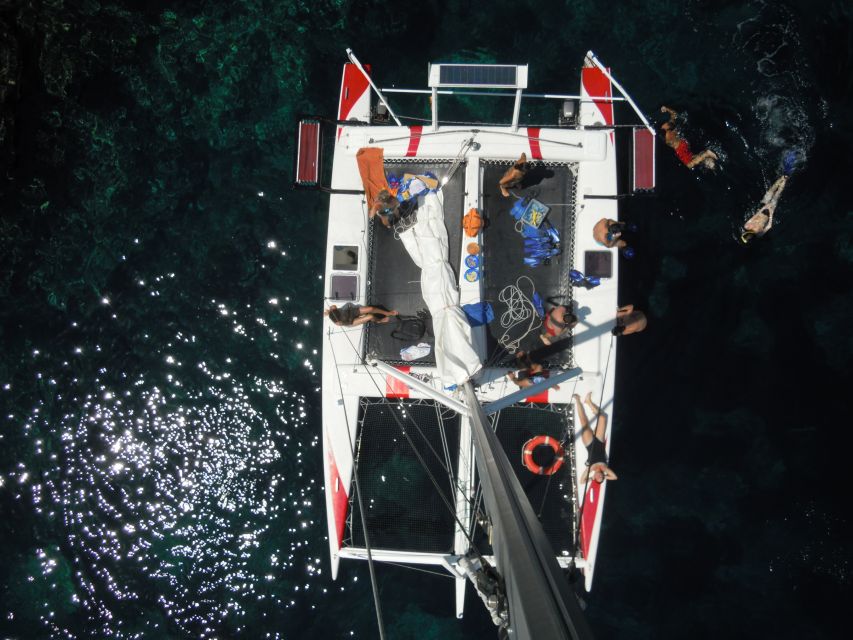From Fornells: Half-Day Menorca Catamaran Trip w/ Snorkeling - What the Ride Is Really Like