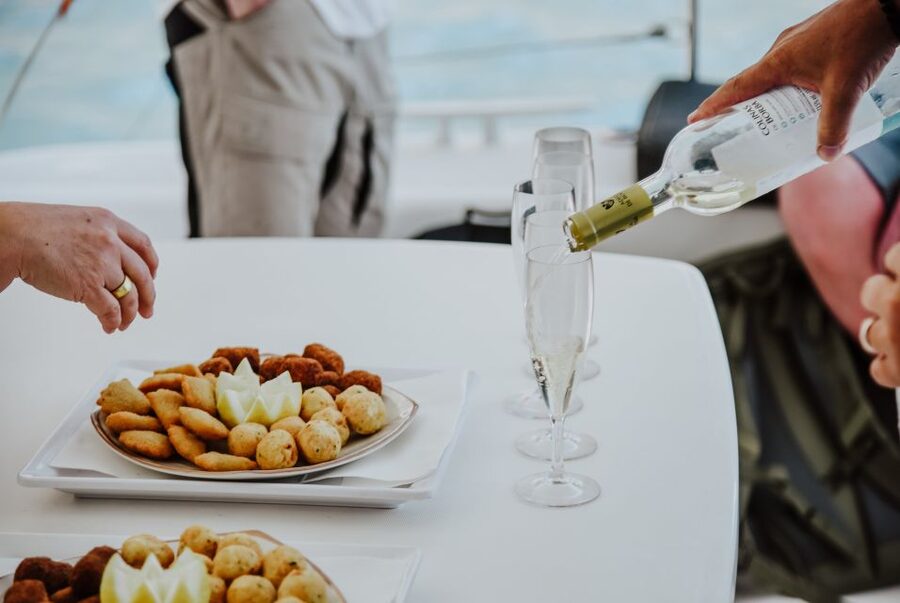 From Funchal: Cabo Girao Sunset Cruise on Luxury Catamaran - Sunset on the return to Funchal