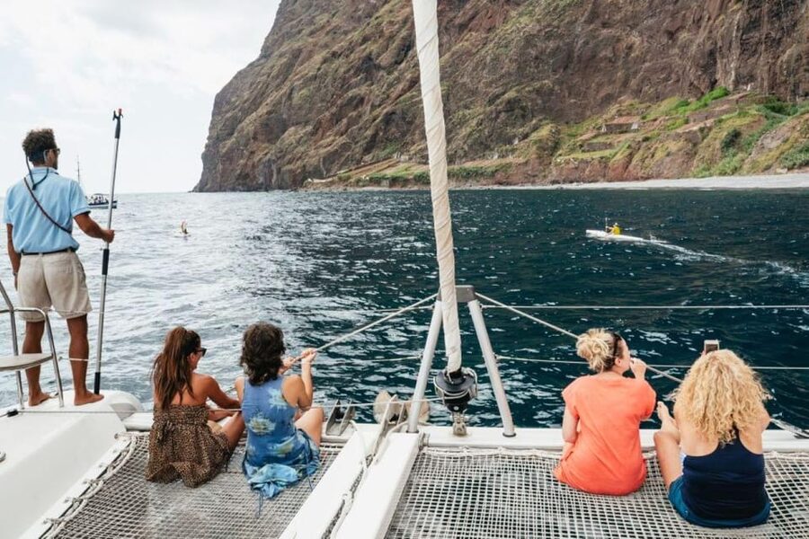 From Funchal: Cabo Girao Sunset Cruise on Luxury Catamaran - Leaving Funchal Marina on the Atlantic Pearl