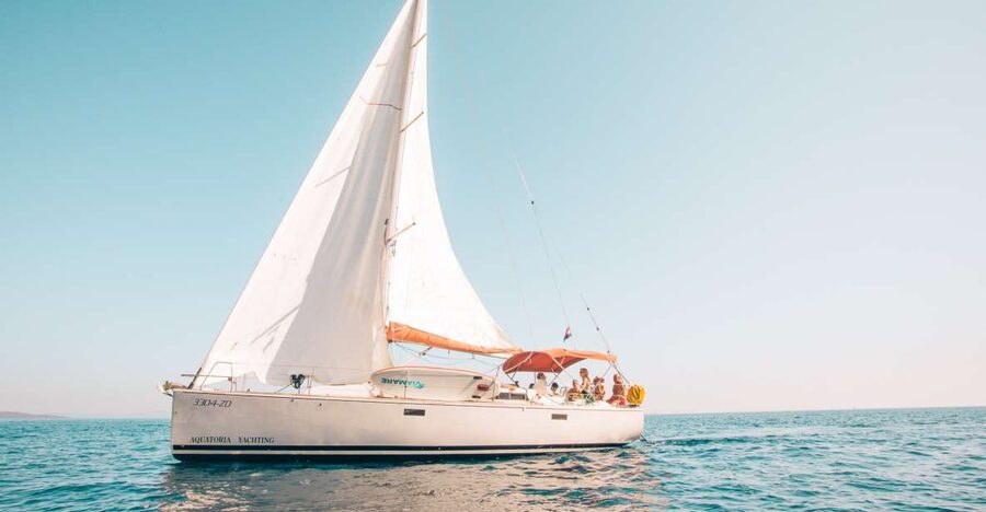 From Hvar: Boat Tour to Pakleni Islands on a Comfort Yacht - First bay: swimming in clear, calm water