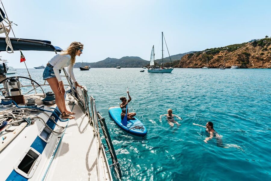 From Ibiza: Sailing Tour to Formentera with Beach Stops - Espalmador: clear water and a quieter first stop