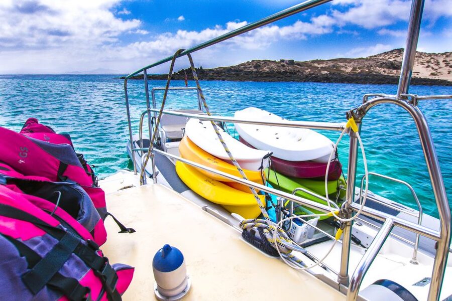 From Lanzarote: Sailing Day Trip Around La Graciosa - Francesa Beach from the water