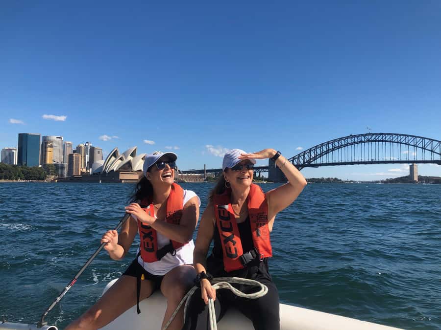 From Manly: Sydney Harbour Hands-On 2.5 Hour Yacht Cruise - The first lessons on the yacht