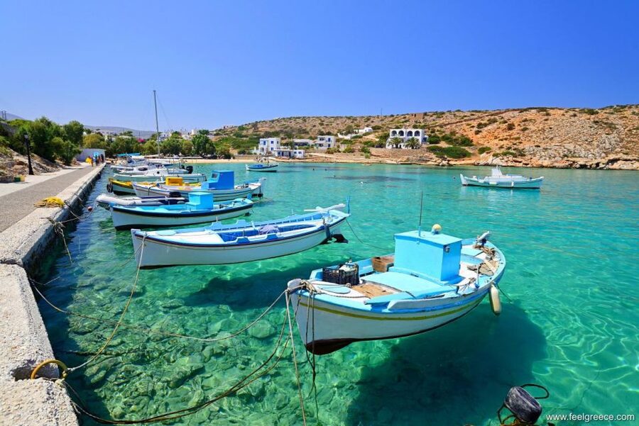 From Naxos: Schinoussa and Iraklia Sailing Cruise with BBQ - The final swim at Gerolimionas