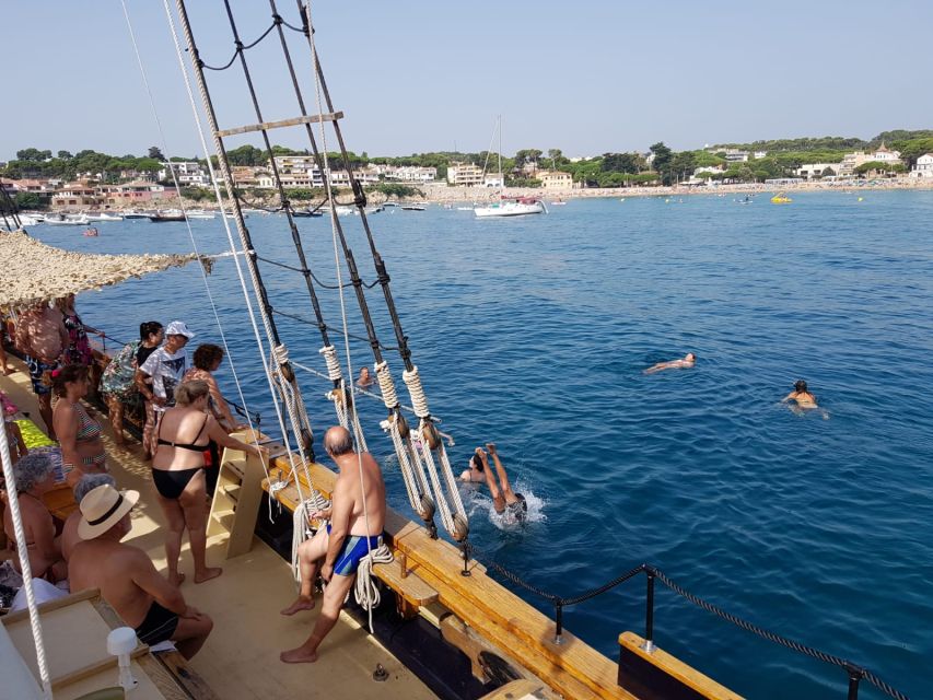 From Palamós: Southern Coast Sailing Tour - The swim stop, and what it is really like