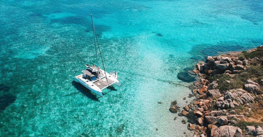 From Palau: La Maddalena Full-Day Archipelago Catamaran Tour - Choosing the next island: Budelli, Razzoli, Santa Maria, or La Maddalena