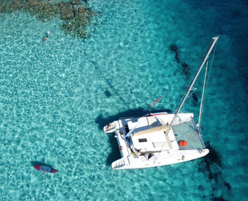 From Palau: Maddalena Archipelago Catamaran Tour with Lunch - Spargi, Budelli, and Santa Maria