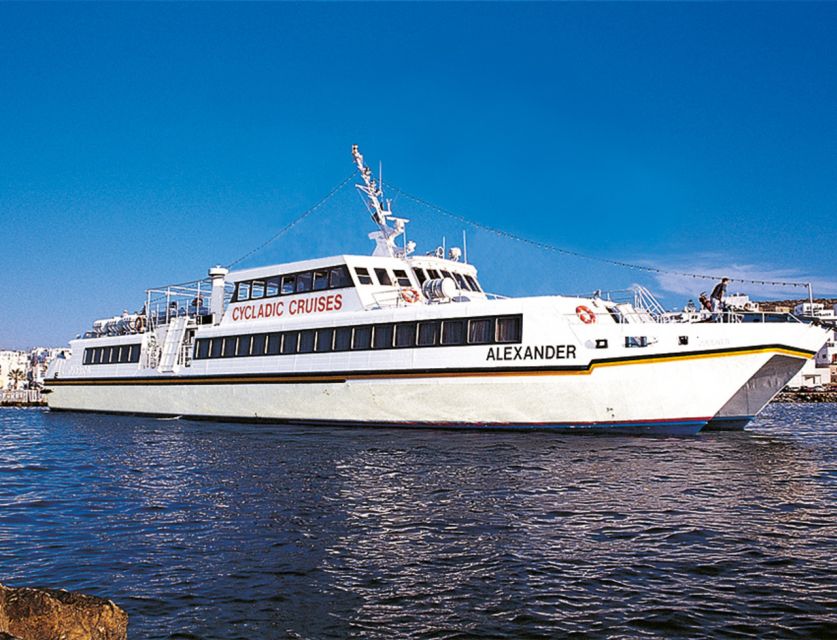 From Paros: Mykonos Full-Day Trip by Catamaran - Sailing from Paros across the Cyclades