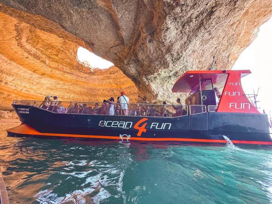 From Portimão: 2-Hour Catamaran Tour to Benagil Caves - The catamaran ride: room to look, listen, and take photos
