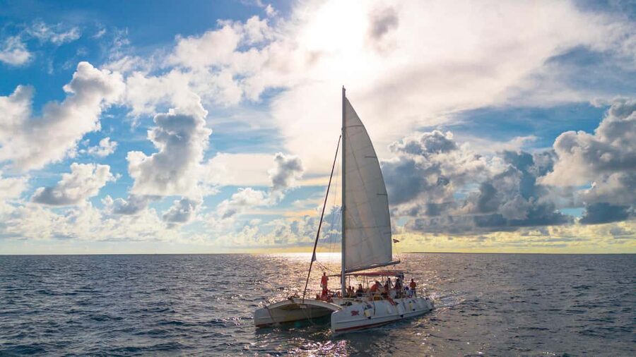 From Punta Cana: Catalina Island Swim, Sail & Snorkel - Catalina Island beach time and the four-hour pause