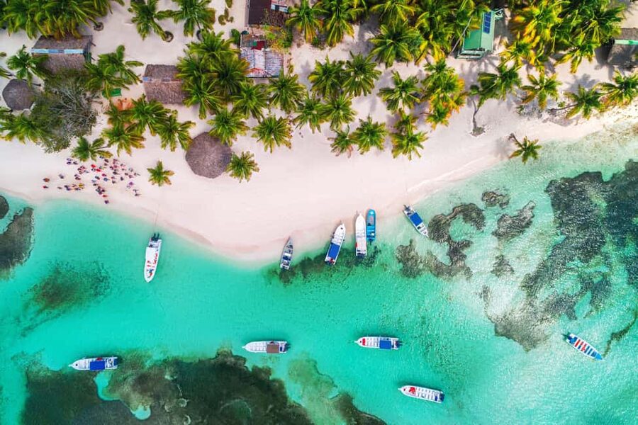 From Punta Cana: Catamaran Tour to Saona Island with Open Bar and Buffet - Three hours on Saona Island