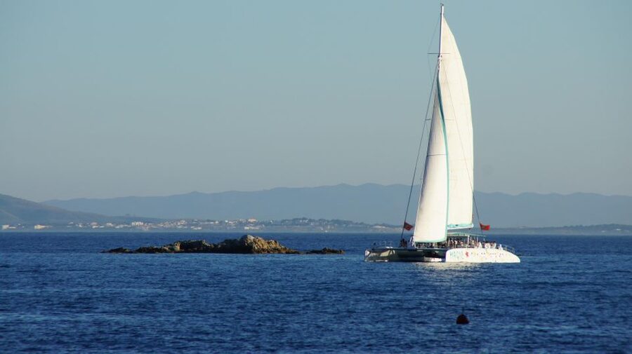 From Roses: Sunset Catamaran Cruise - What you see from the catamaran