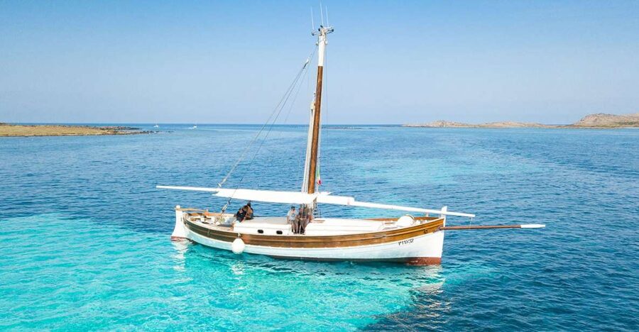 From Stintino: Asinara Vintage Sailing Boat Tour with Lunch - Swimming at Cala Barche before lunch