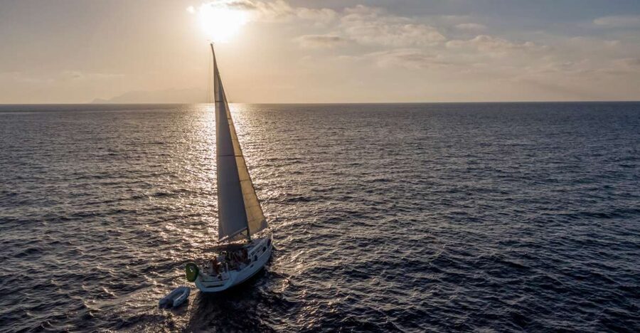 From Trapani: Full-Day Sailboat Trip to Favignana & Levanzo - One hour in Favignana’s port village