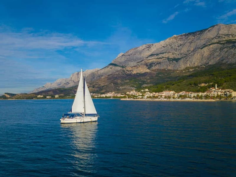 From Tučepi: Makarska Riviera Private Sailing Day Trip - The island stop, swimming, and snorkeling