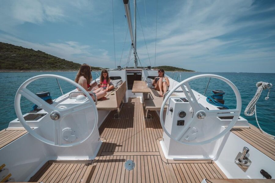 From Valletta: Full Day Private Charter on a Sailing Yacht - Armier Bay and the final swim