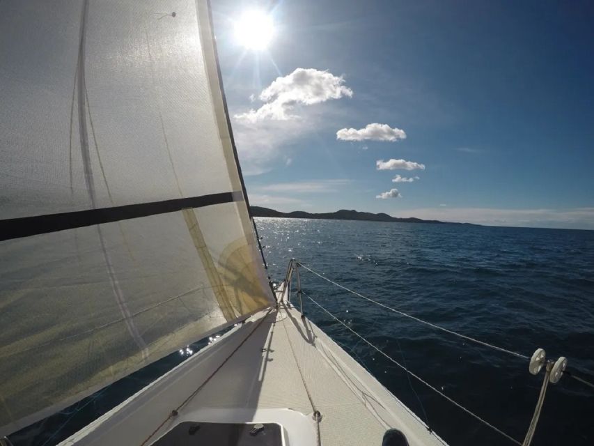 From Zadar: Ugljan Beach and Villages Private Sailboat Tour - The afternoon sail back toward Zadar