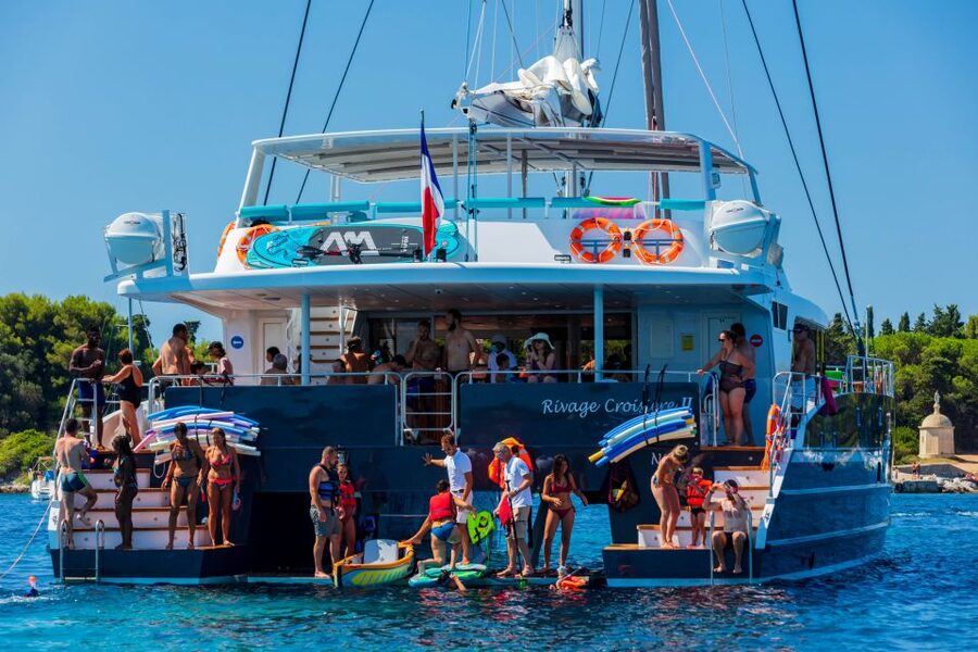 Full-Day Catamaran Cruise Departing from Cannes - A full day on the Bay of Cannes