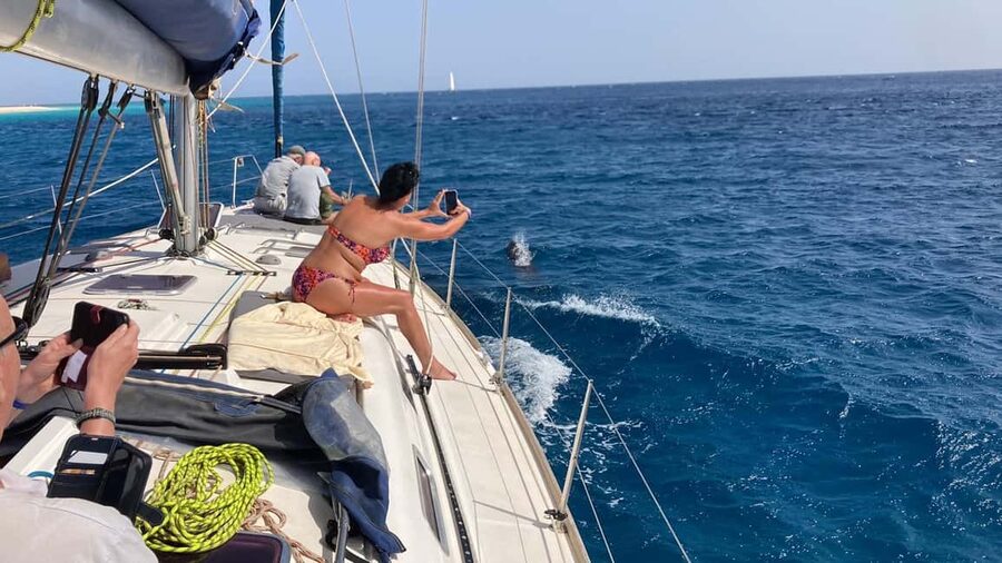 Full day sailing boat in Sal, Cape Verde:taste the Atlantic! - Murdeira Bay and Cotton Bay from the water