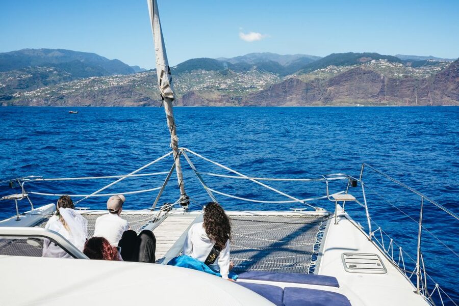 Funchal: Dolphin and Whale Watching by Luxury Catamaran - Returning along Madeira’s coast
