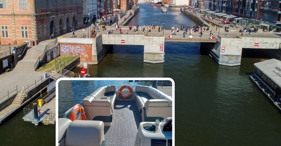 Gdańsk: Motlawa River Sightseeing Catamaran Cruise - The medieval Crane and the old port machinery
