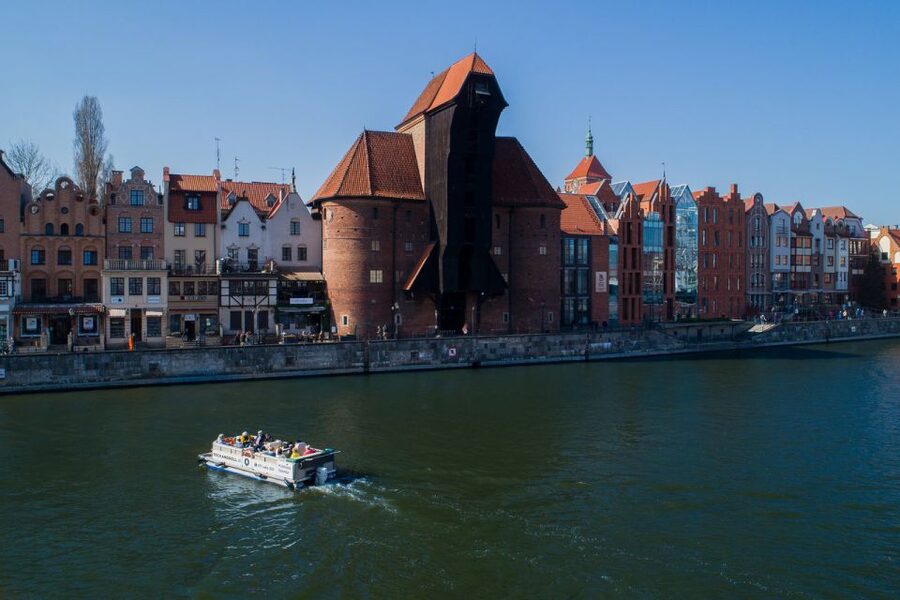 Gdańsk: Motlawa River Sightseeing Catamaran Cruise - Granary Island and the new face of Gdańsk