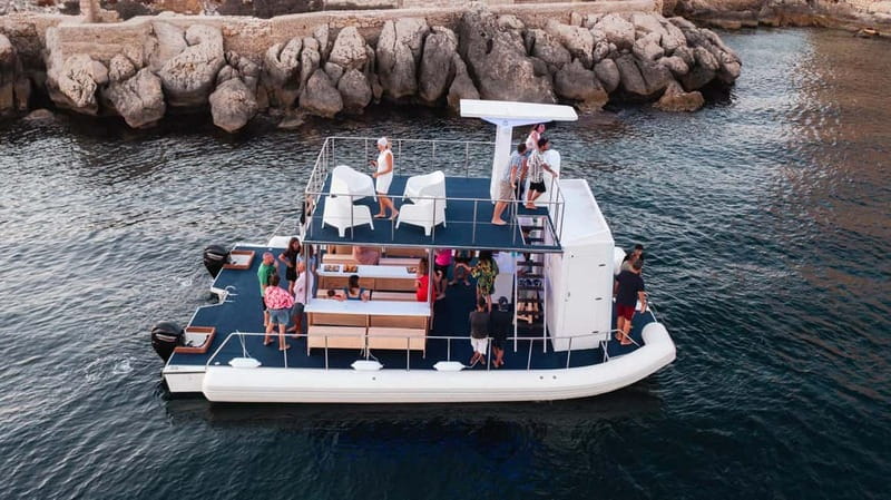 Giardini Naxos: Dolphin Catamaran Sunset Tour with Aperetif - Sailing past Taormina’s Coast of Myths