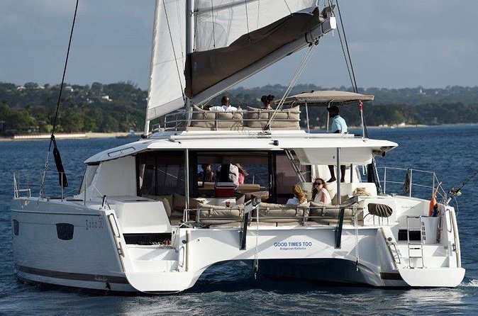 Good Times Too Premium Catamaran Lunch Cruise - Lunch with fish, chicken, salads, and island flavor