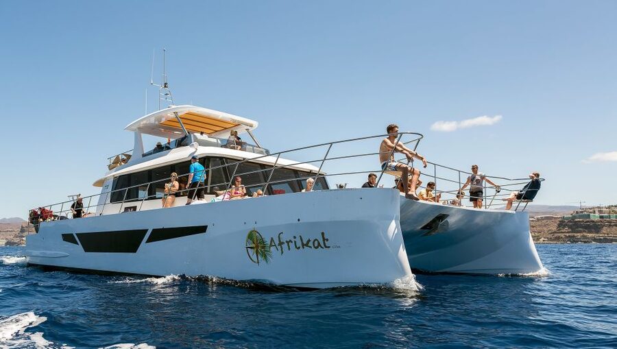 Gran Canaria: Fun Catamaran Cruise with Food and Drinks - Sailing the southwest coast for one hour